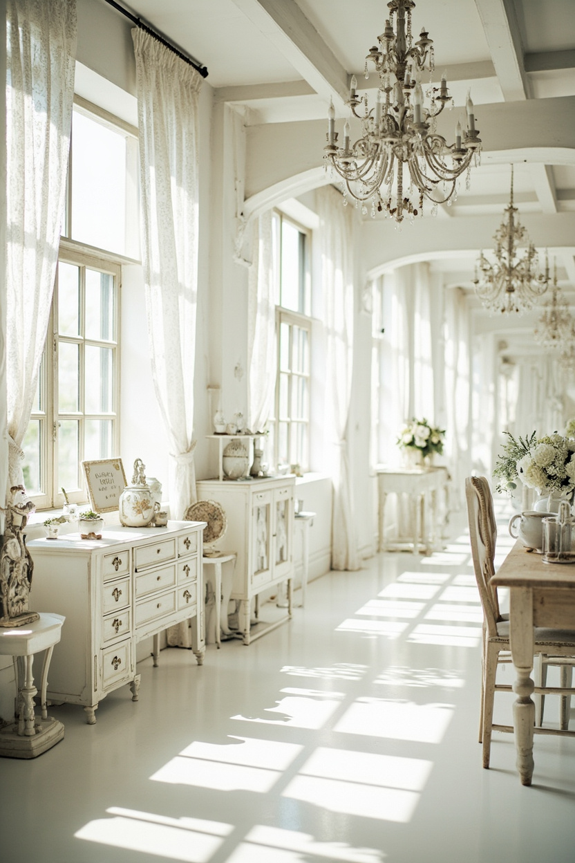 White Vintage Details - White Farmhouse