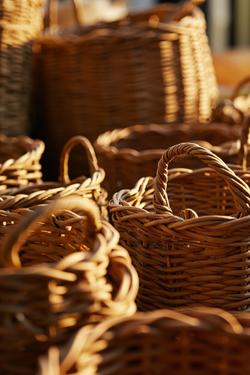 Wicker Storage Baskets