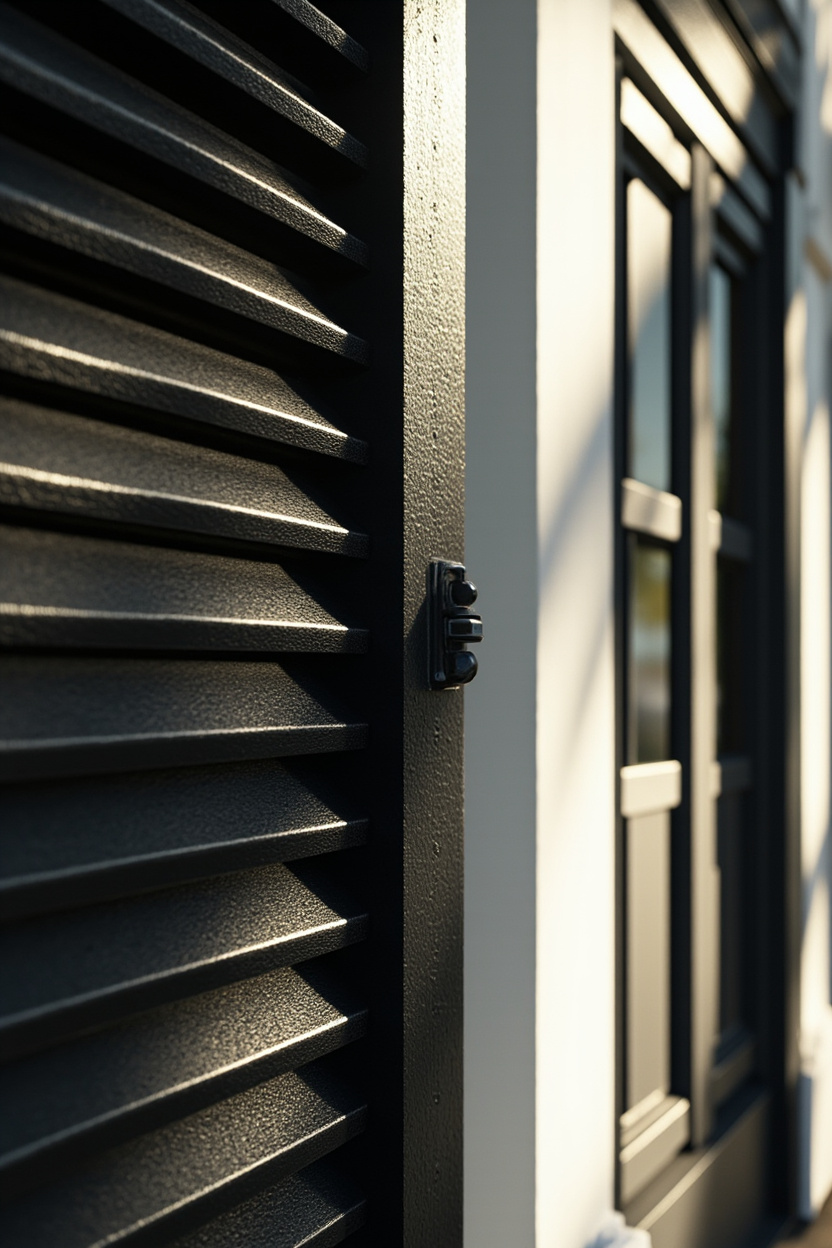 Window Shutters and Trim Details