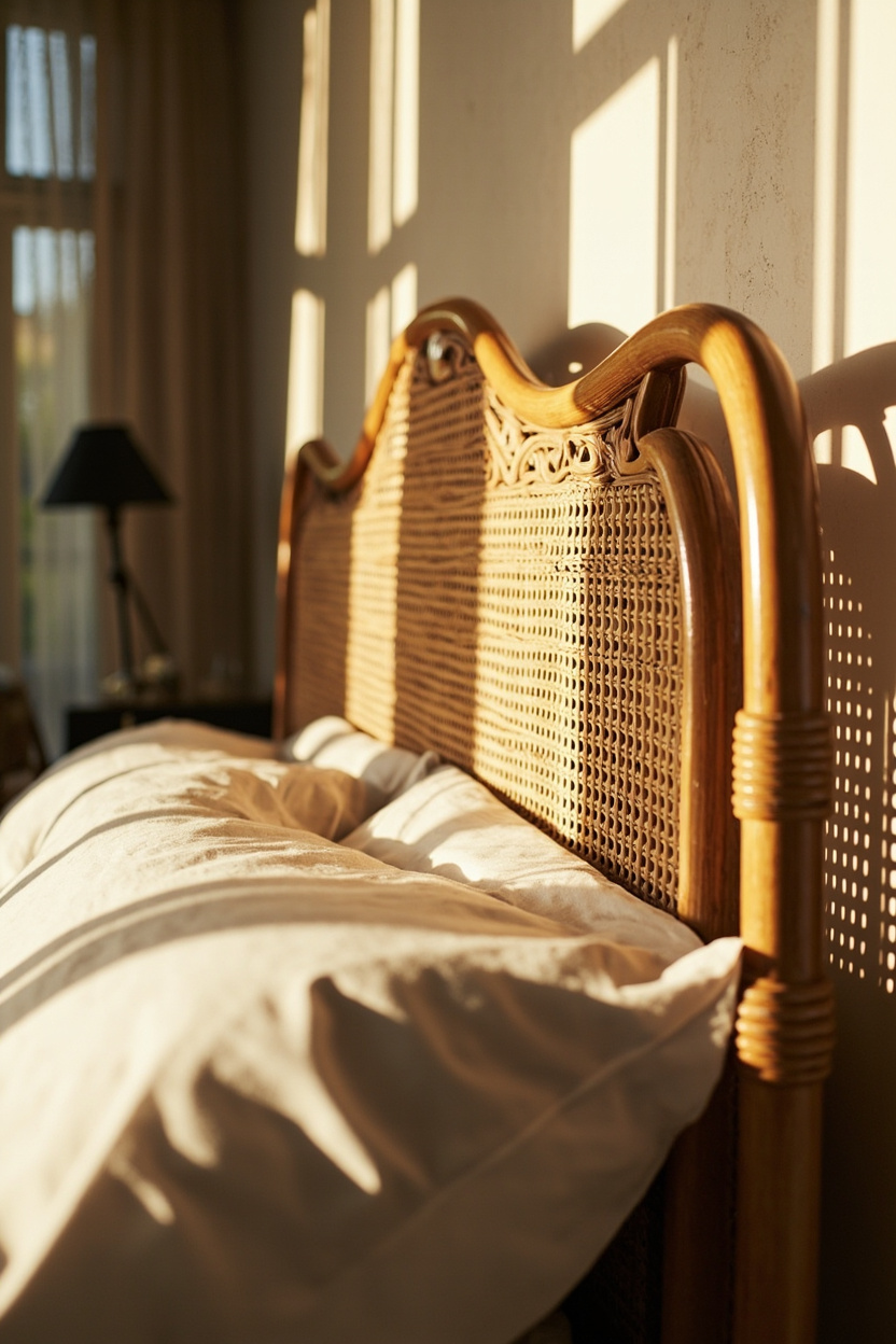 Woven Rattan and Cane Headboards