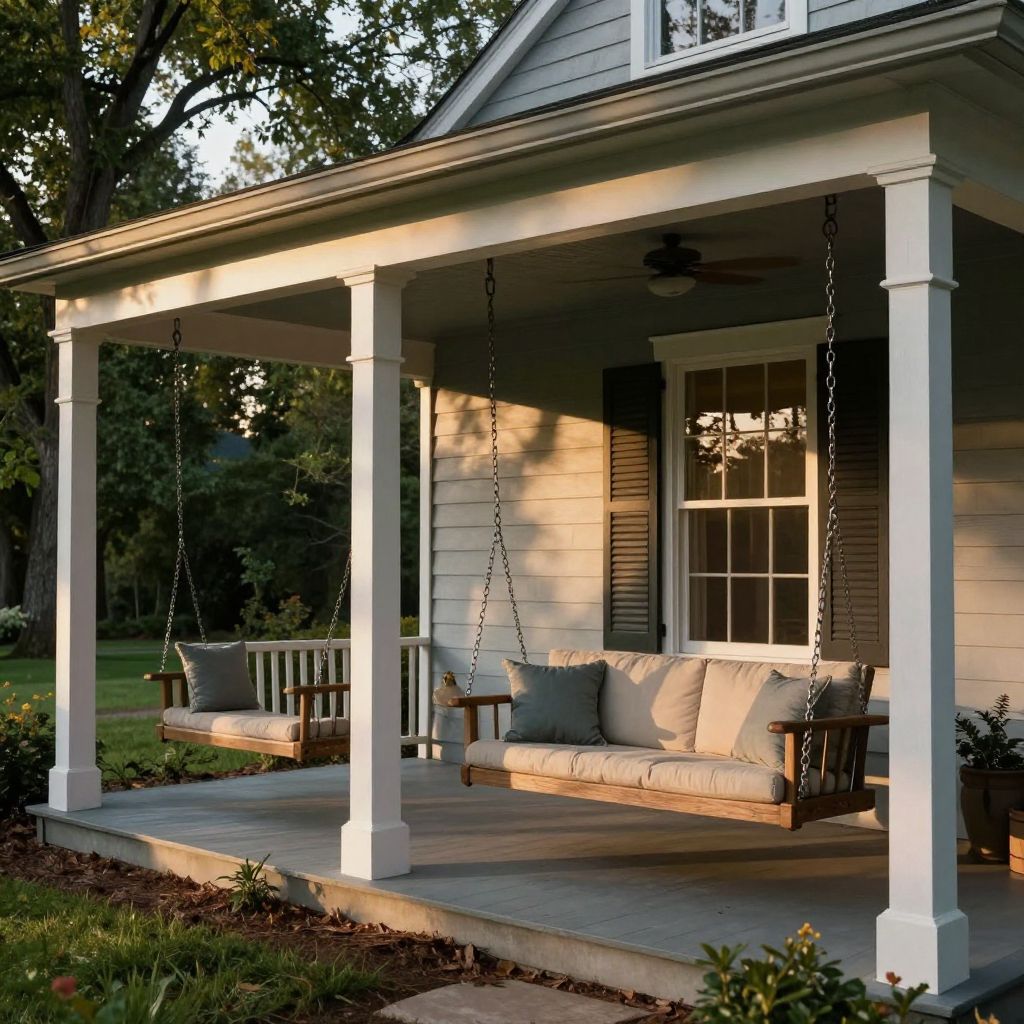 Wraparound Porches That Invite Porch-Sitting & Porch Swings - Farmhouse Exterior