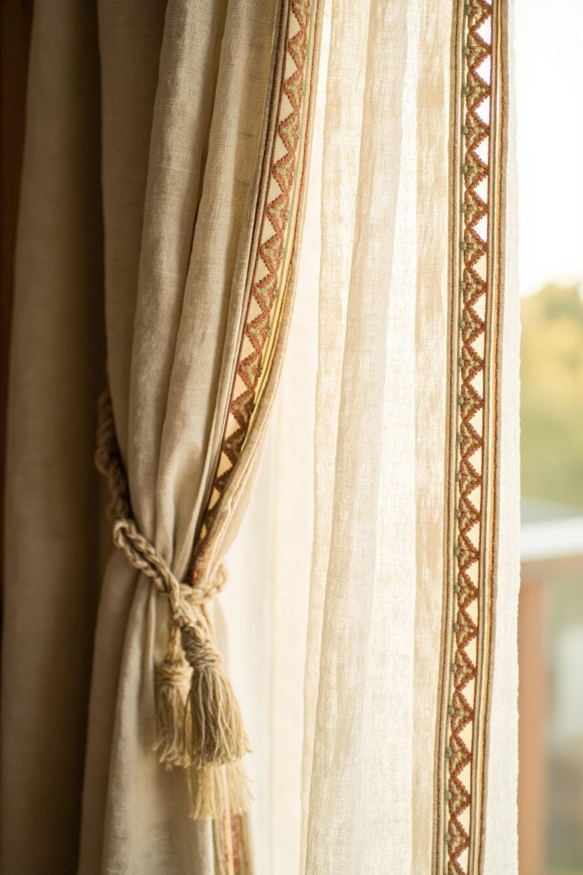 Accent Borders for Boho Drapery