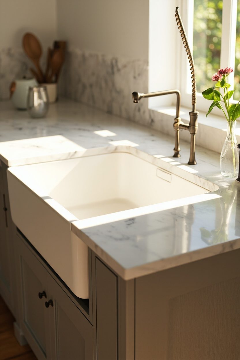 Apron-Front Sink Islands