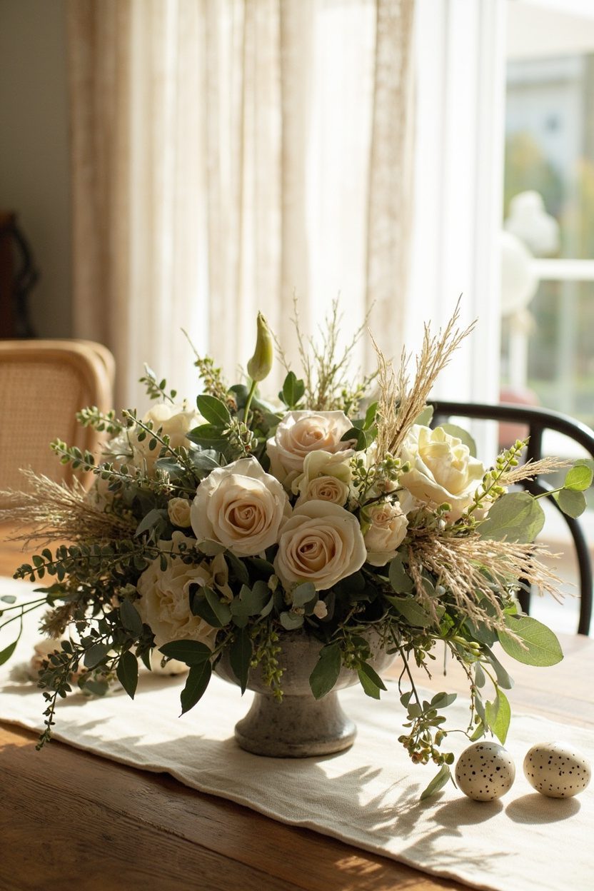 Boho Easter Floral Centerpiece Ideas