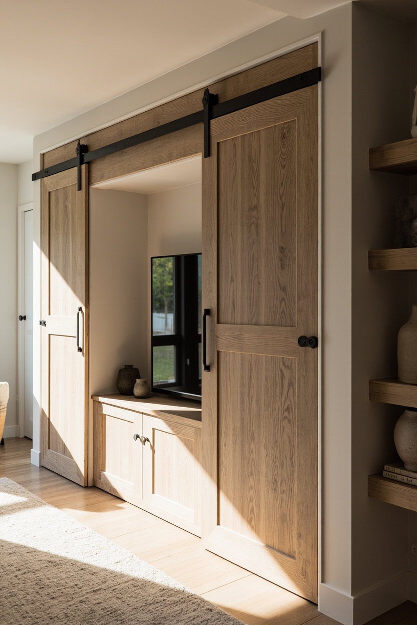 Built‑in Cabinets for Hidden Tech