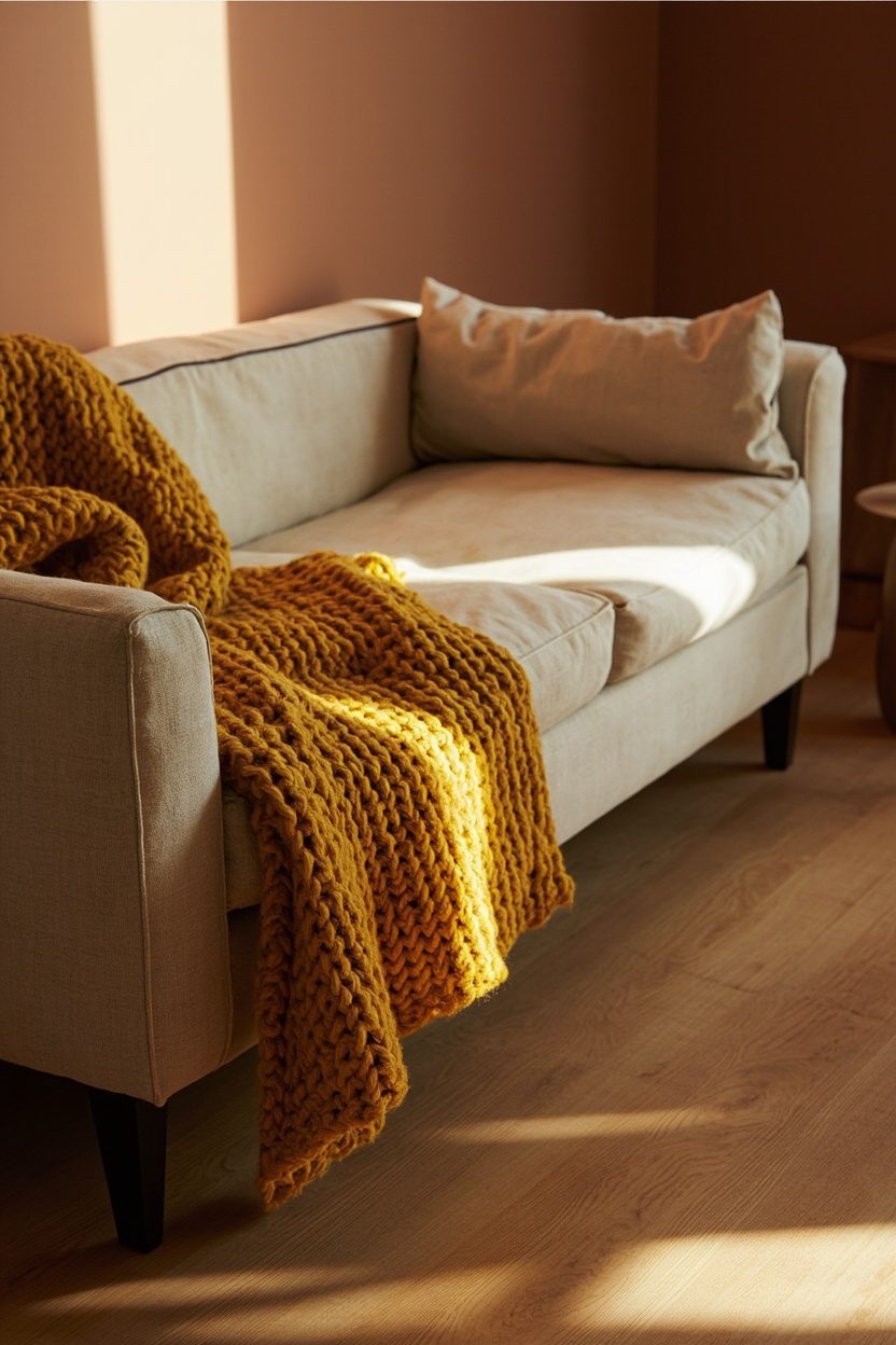 Buttery Yellow Throws