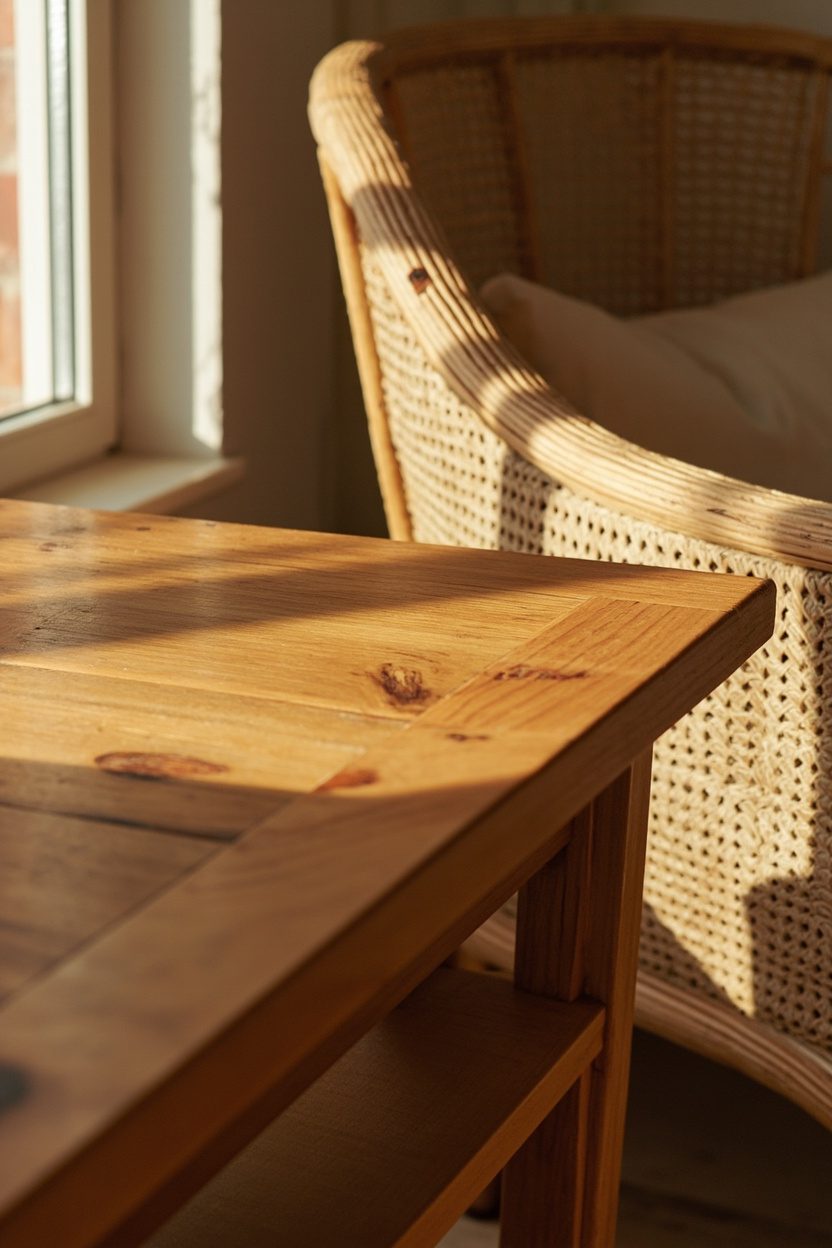 Choosing Natural Wood and Wicker Pieces