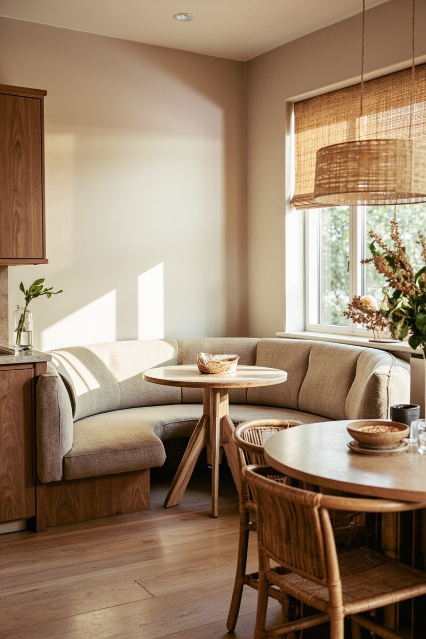 Curved Banquette Seating