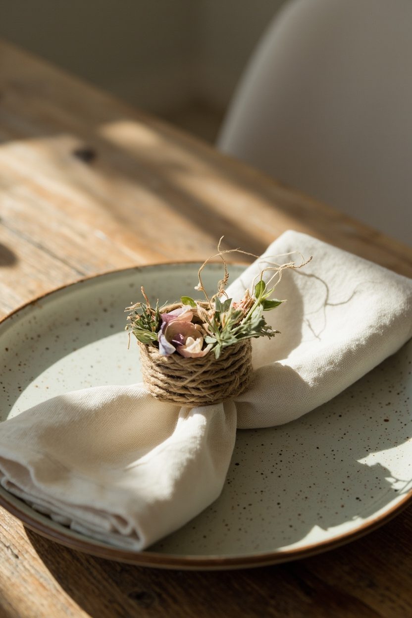 DIY Floral Napkin Ring Tutorials