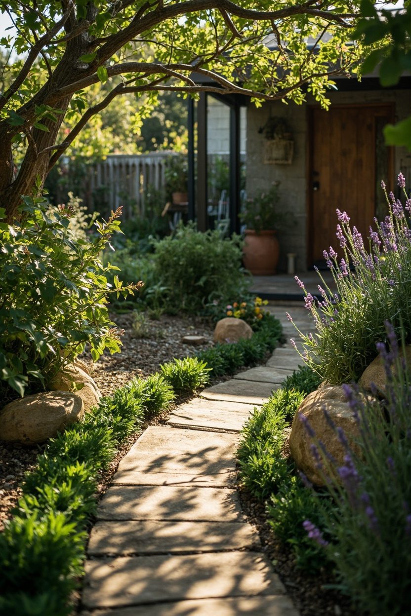 Dwarf Shrub Borders for Paths