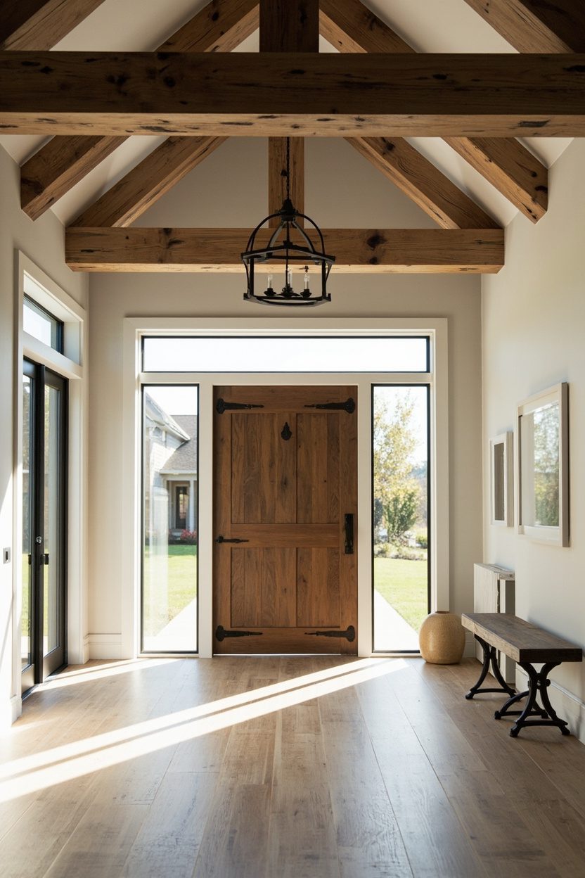 Exposed Beam Entryways