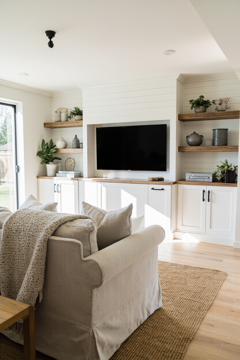 Farmhouse TV Wall Styling Essentials