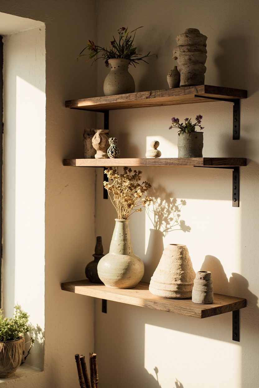 Floating Shelf Vignettes