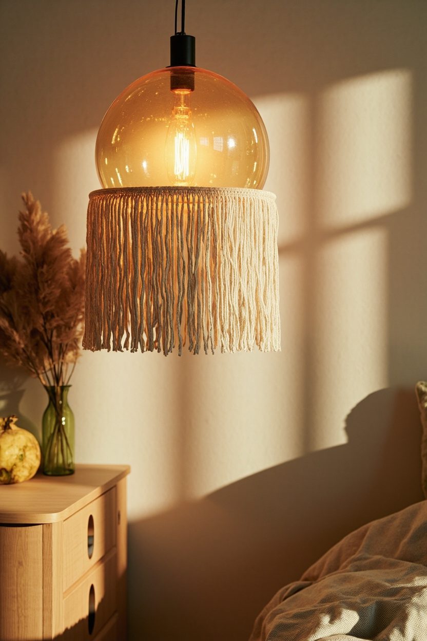 Fringe Globe Lamps
