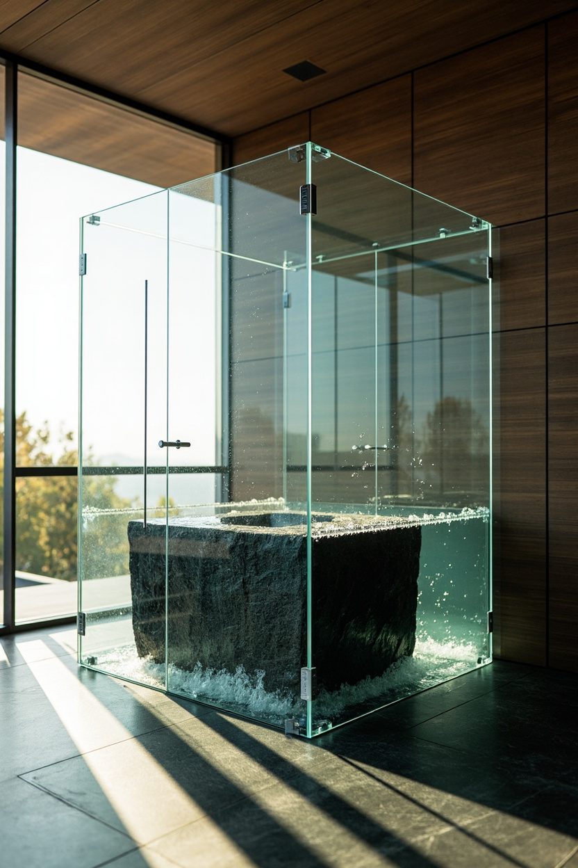 Glass-Enclosed Cubes