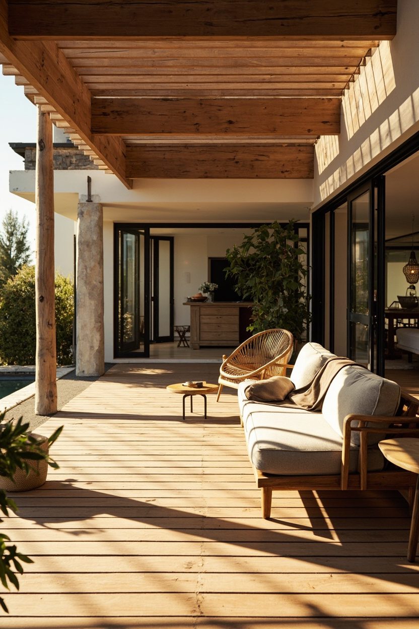 Ground-Level Pergolas