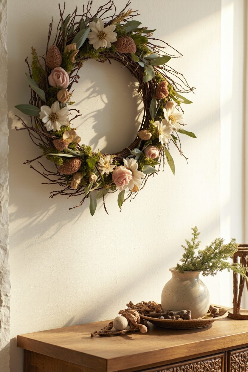 Handmade Floral Easter Wreaths