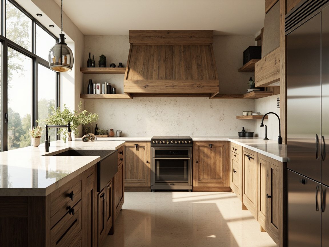 Kitchen design trends: practical rustic modernity