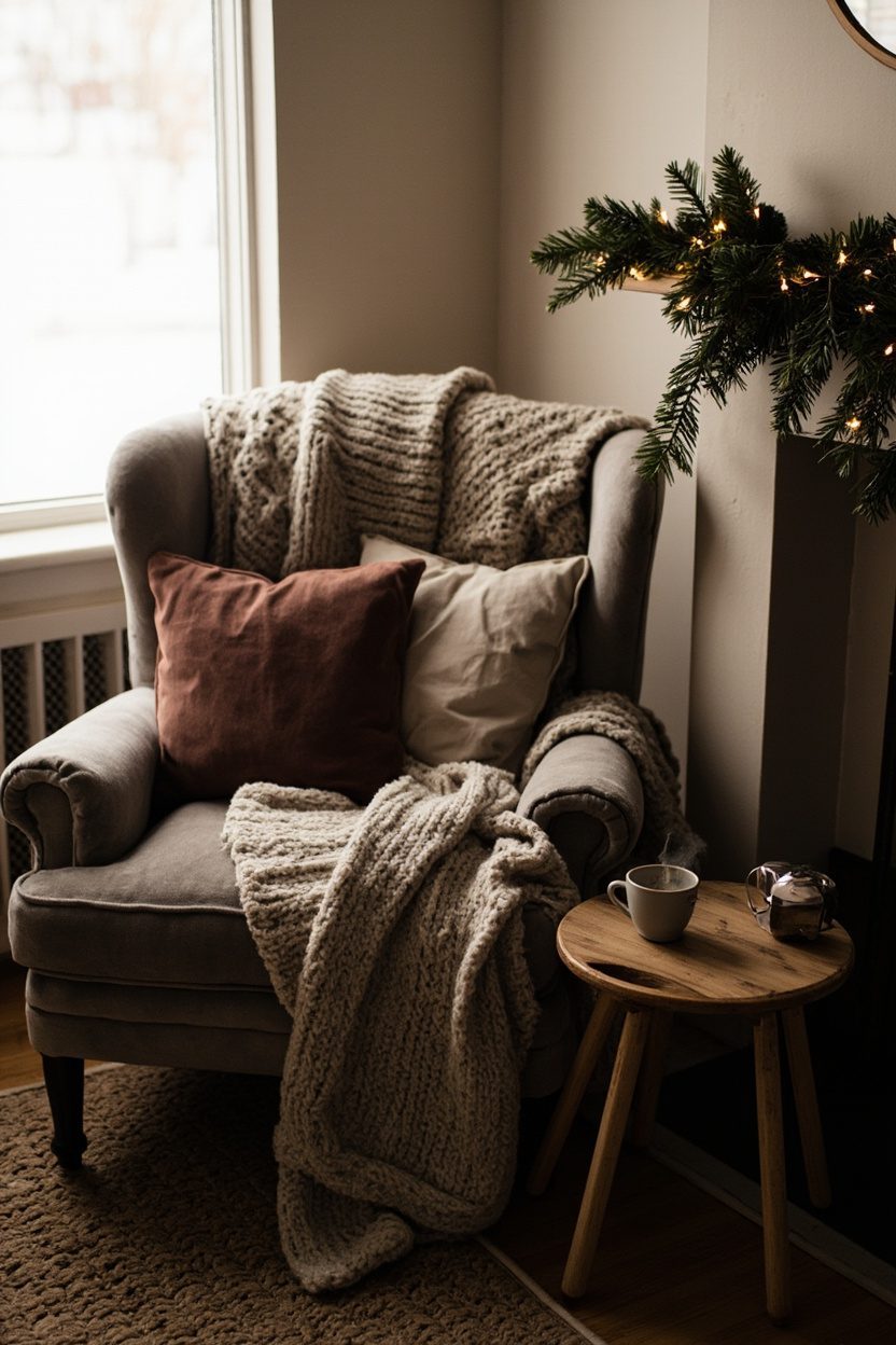 Layered Textiles Cozy