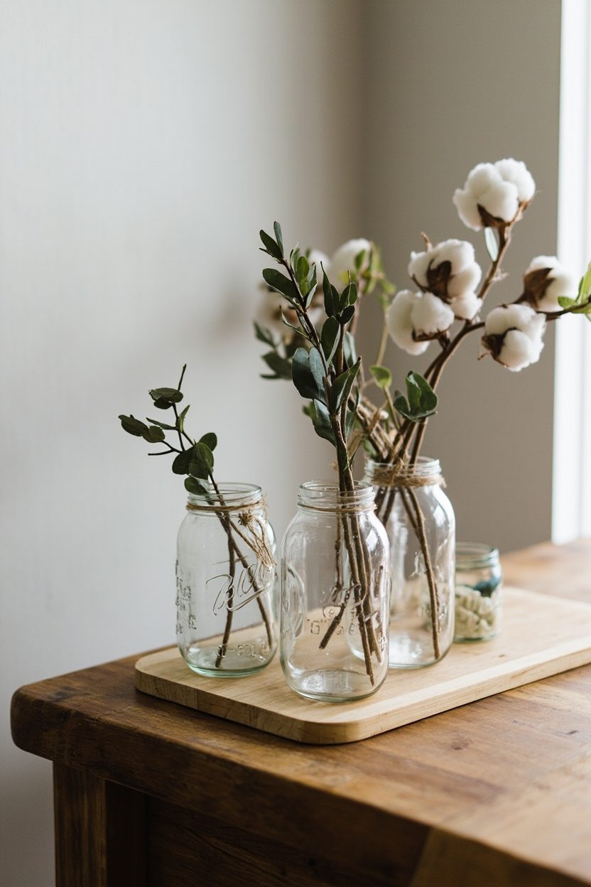 Mason Jar Vignettes