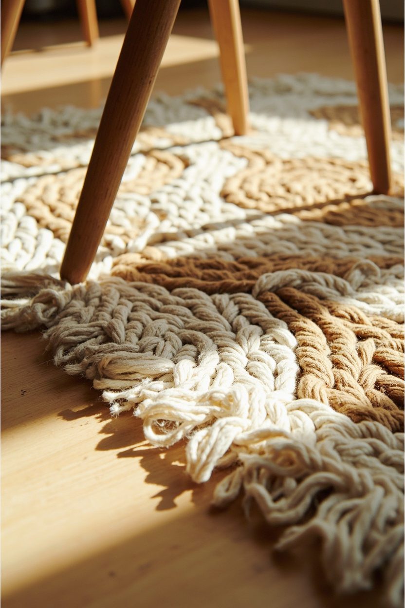 Mixed-Fiber Rugs for Texture Depth