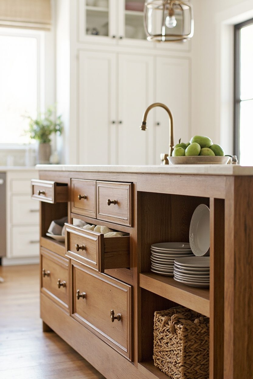 Mixed Open-Closed Storage