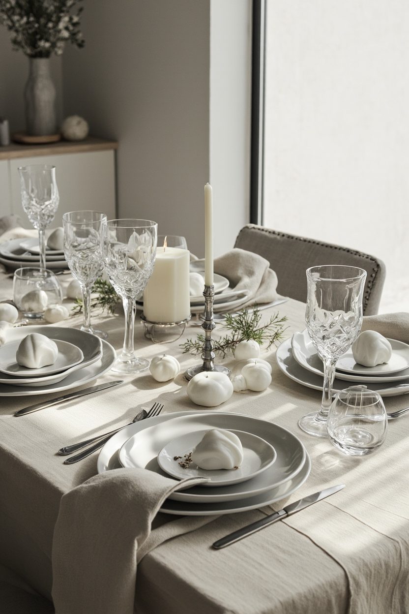 Monochrome Tablescapes