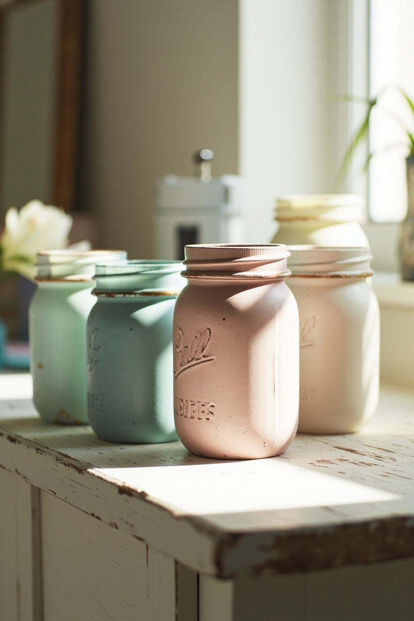 Painted Mason Jars
