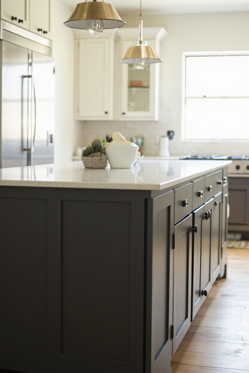 Painted Two-Tone Islands