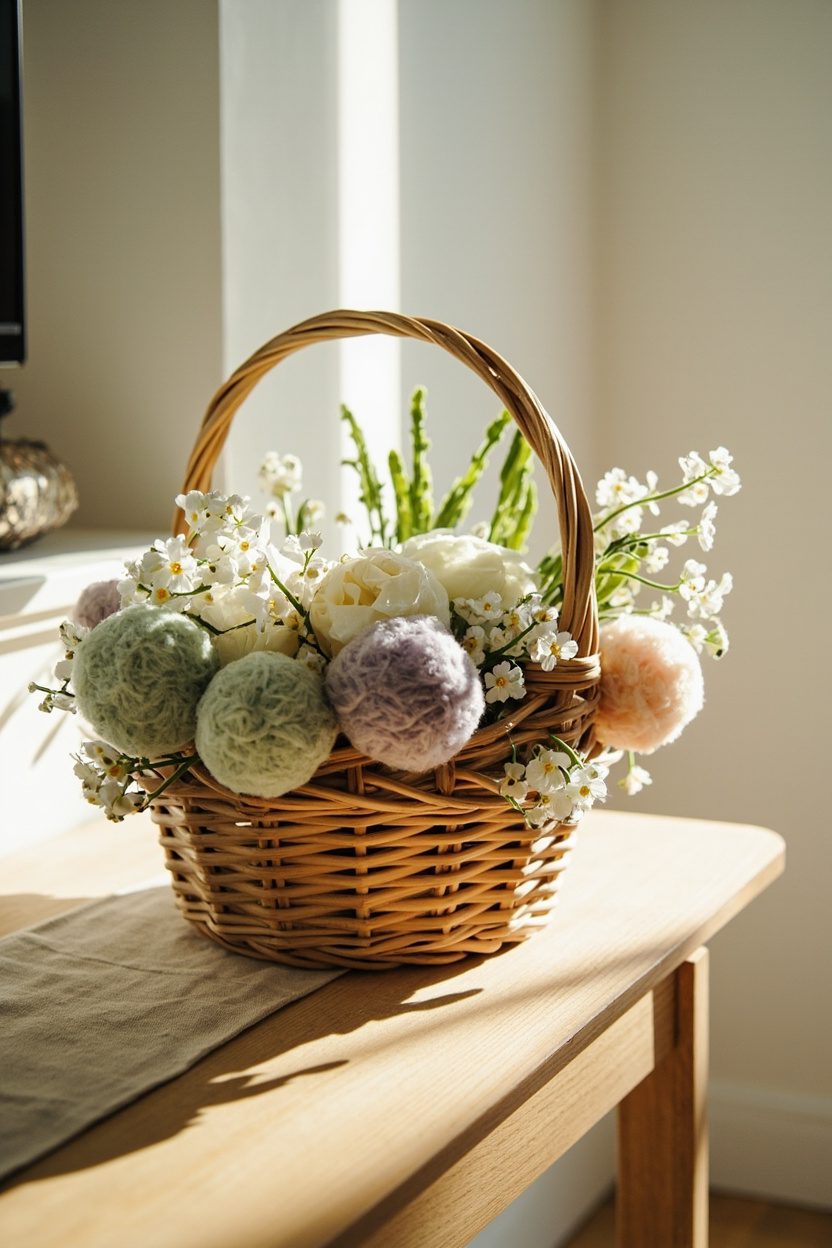 Pastel Pom-Pom Accents