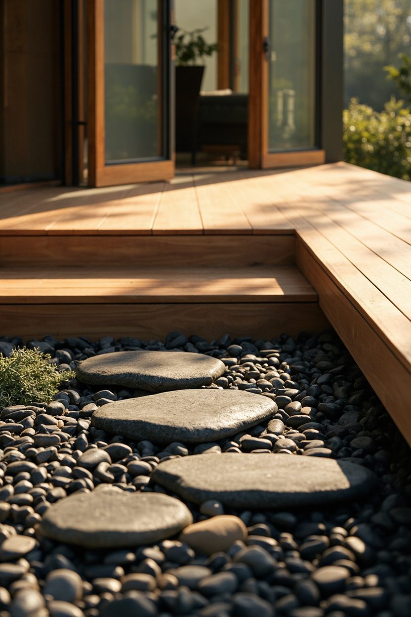 Pebble-Paver Pathways