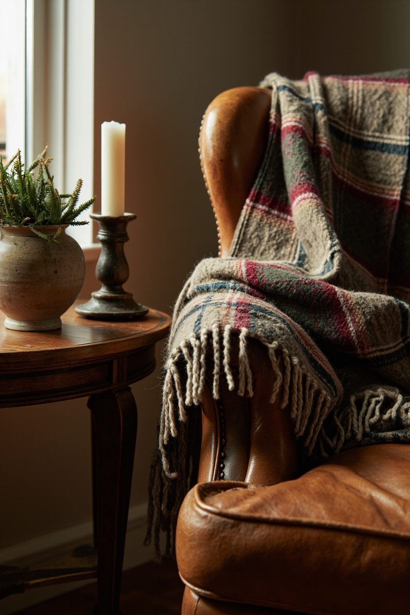 Plaid Wool Throws