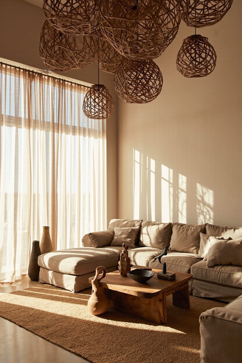 Rattan Light Fixtures