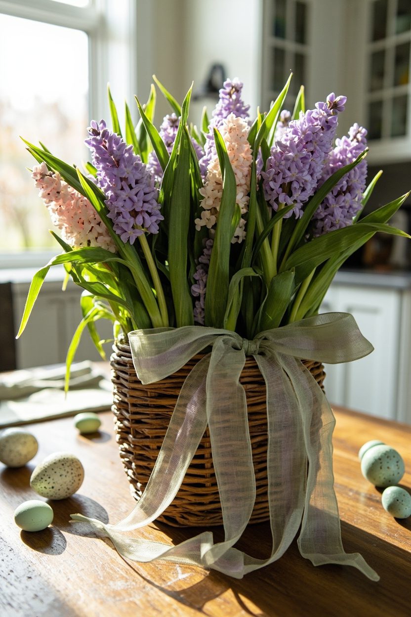 Ribbon-Wrapped Stem Bundle