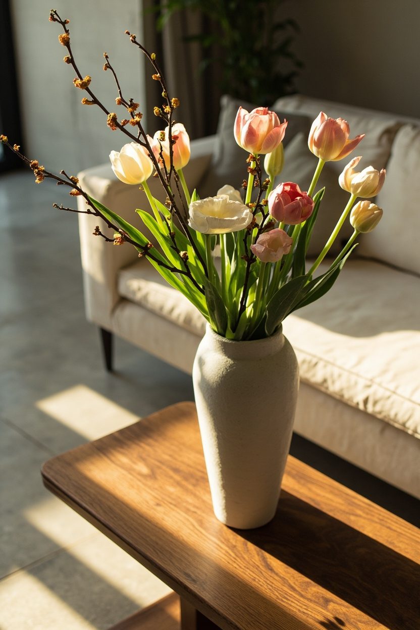 Sculptural Bouquets for Modern Rooms