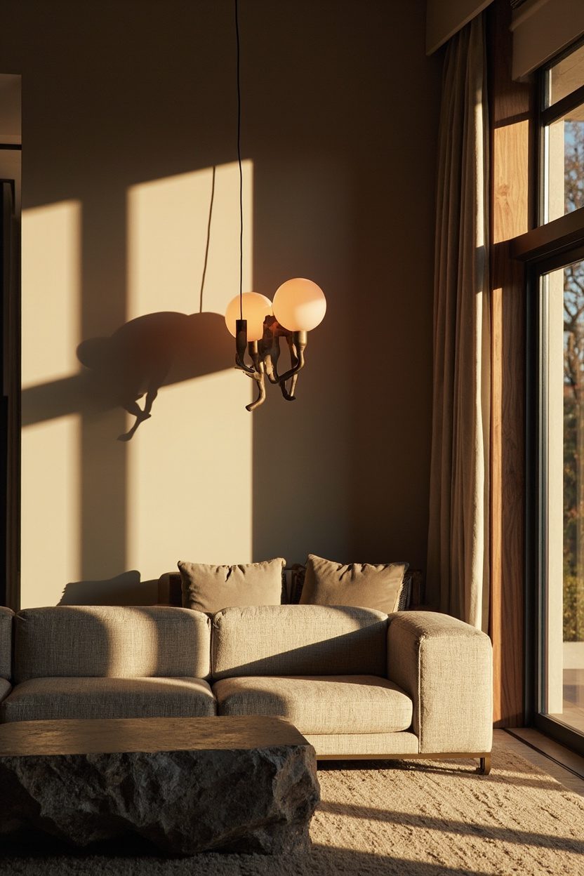 Sculptural Lighting Fixtures