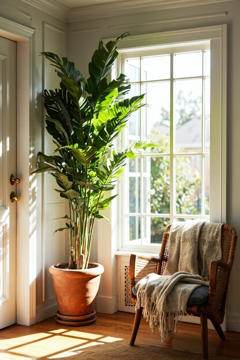 Statement Indoor Palm Corner