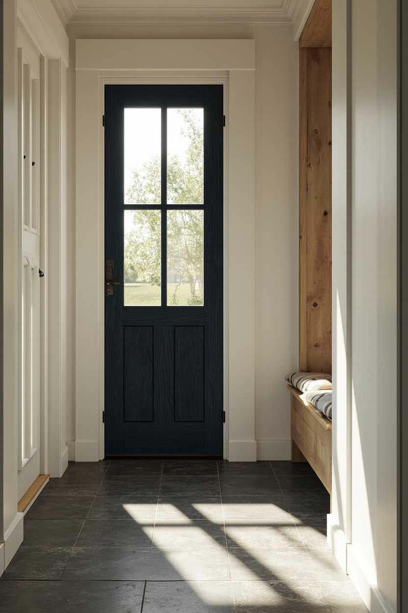 Statement Mudroom Door