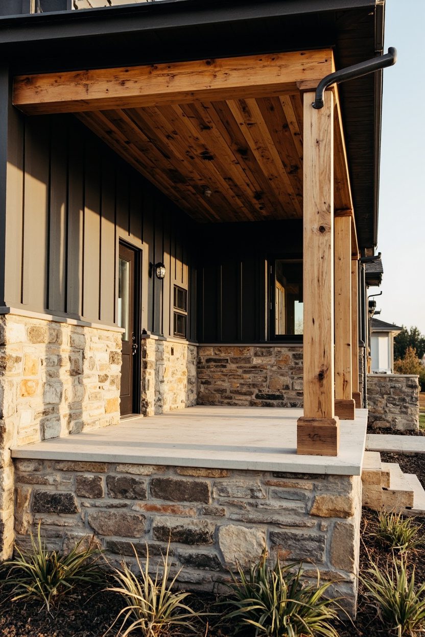 Stone Foundation Wrap