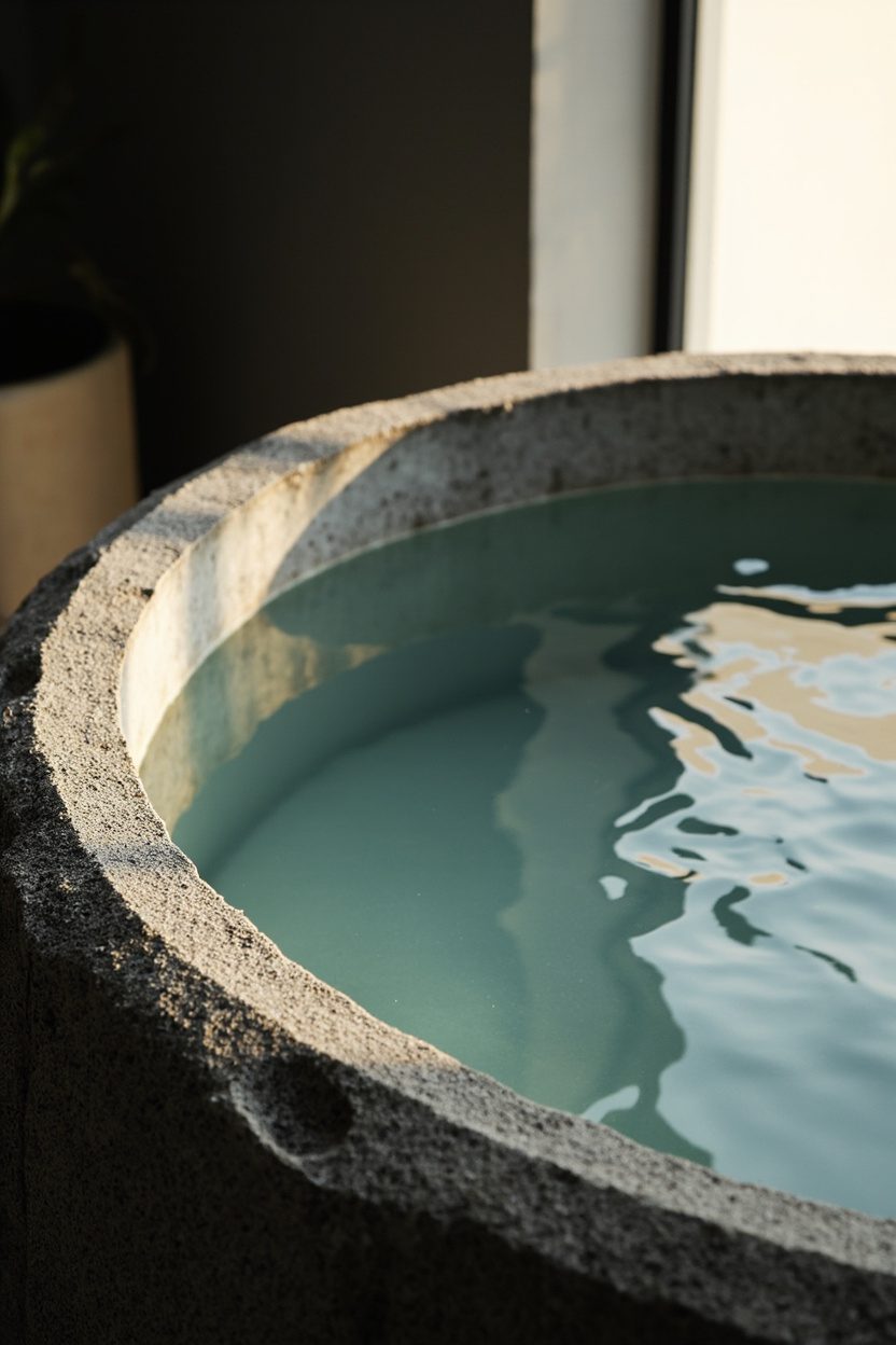 Textured Stone Basins