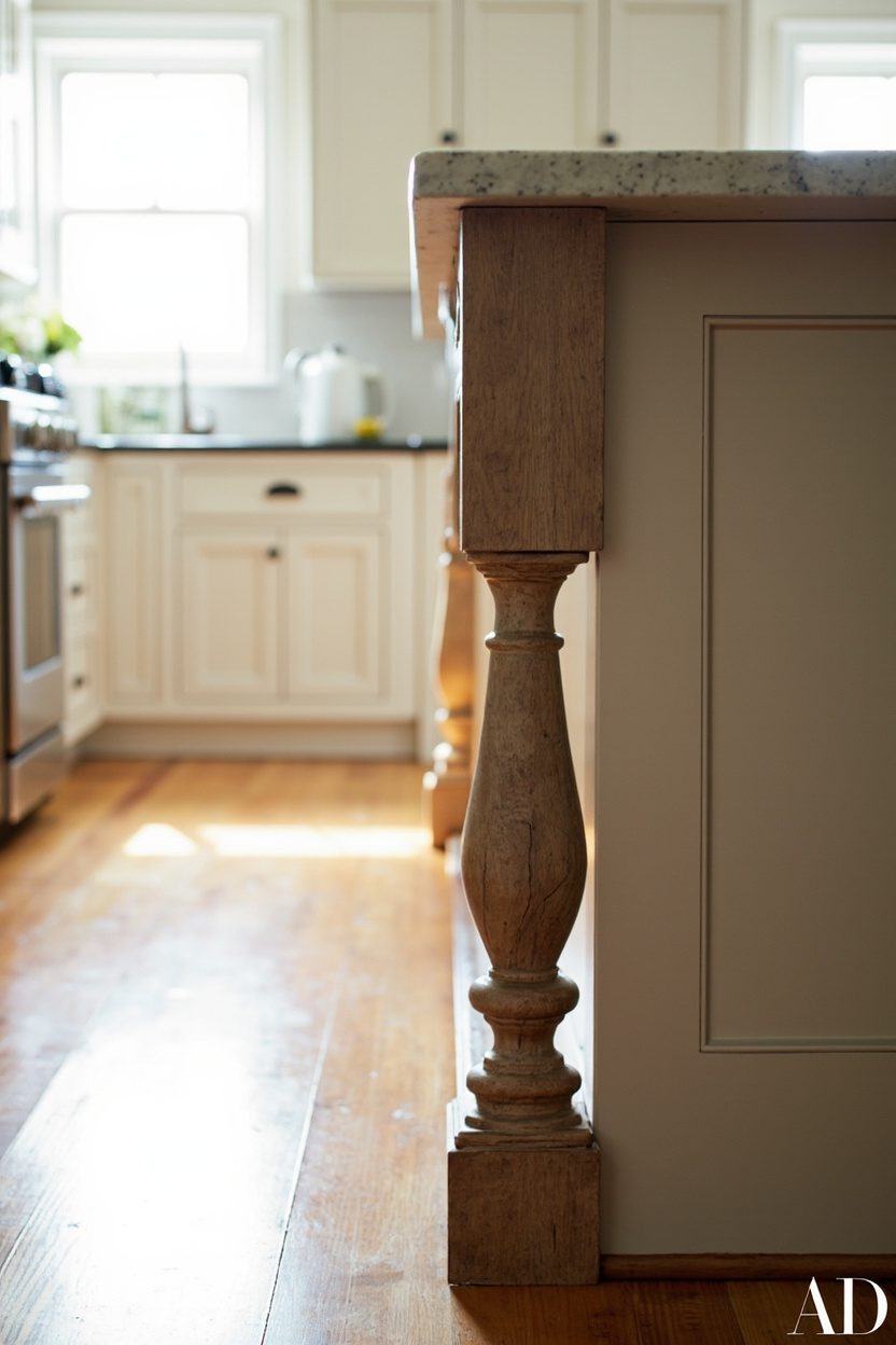 Turned-Leg Pedestals