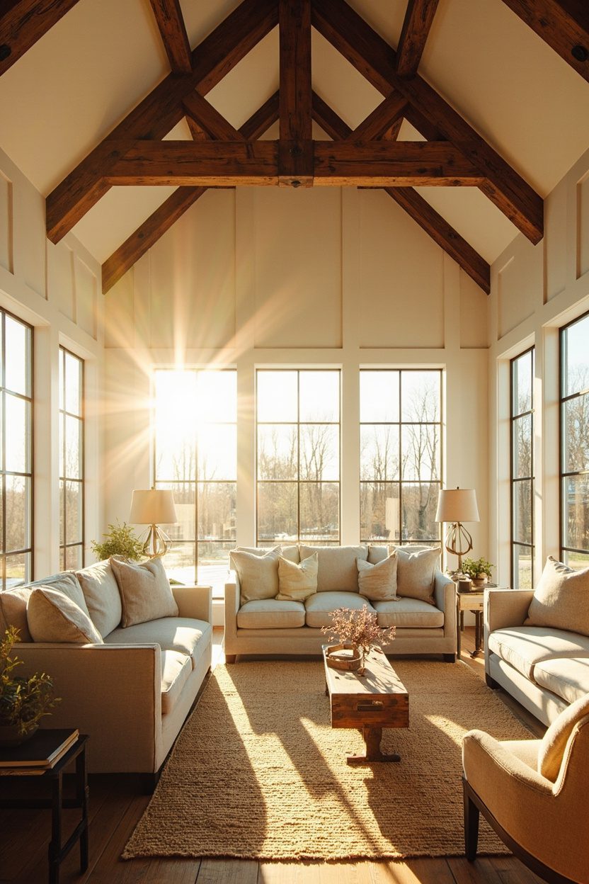Warm Wood Beams and Ceiling Ideas