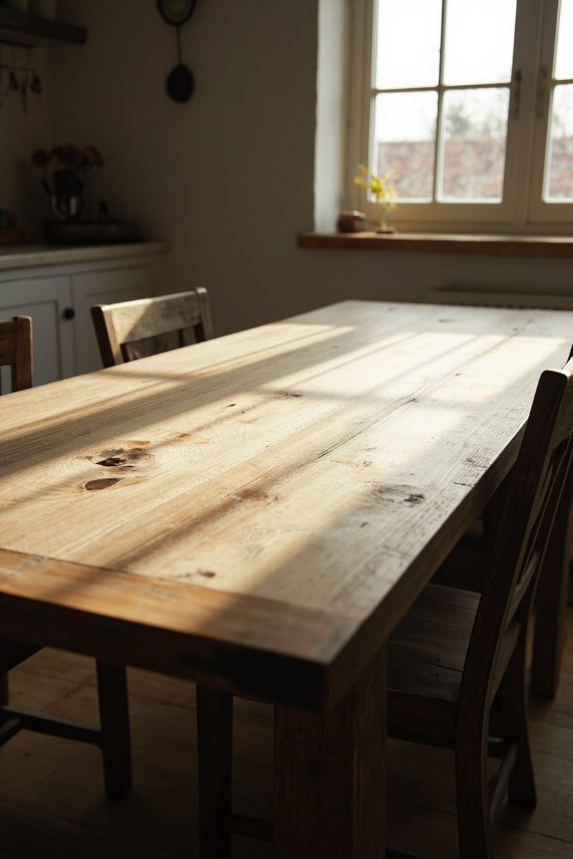 Weathered Farm Table
