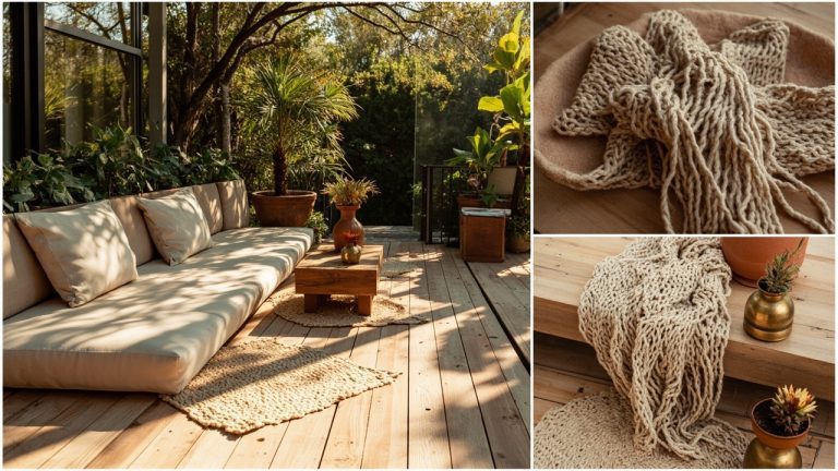 12 Boho Low Deck Ideas for Laid-Back Outdoor Lounging boho low deck styling Design Trends