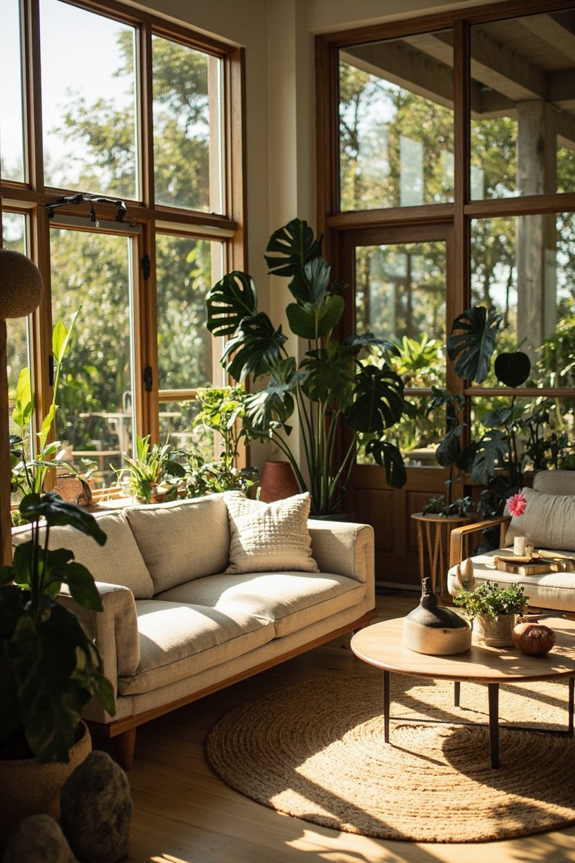 Biophilic Living Rooms