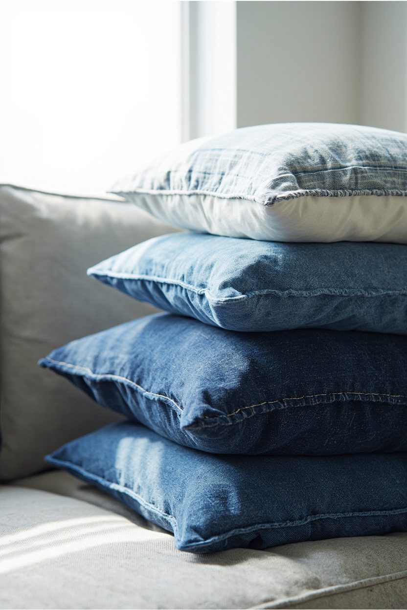 Blue Denim Chambray Stack
