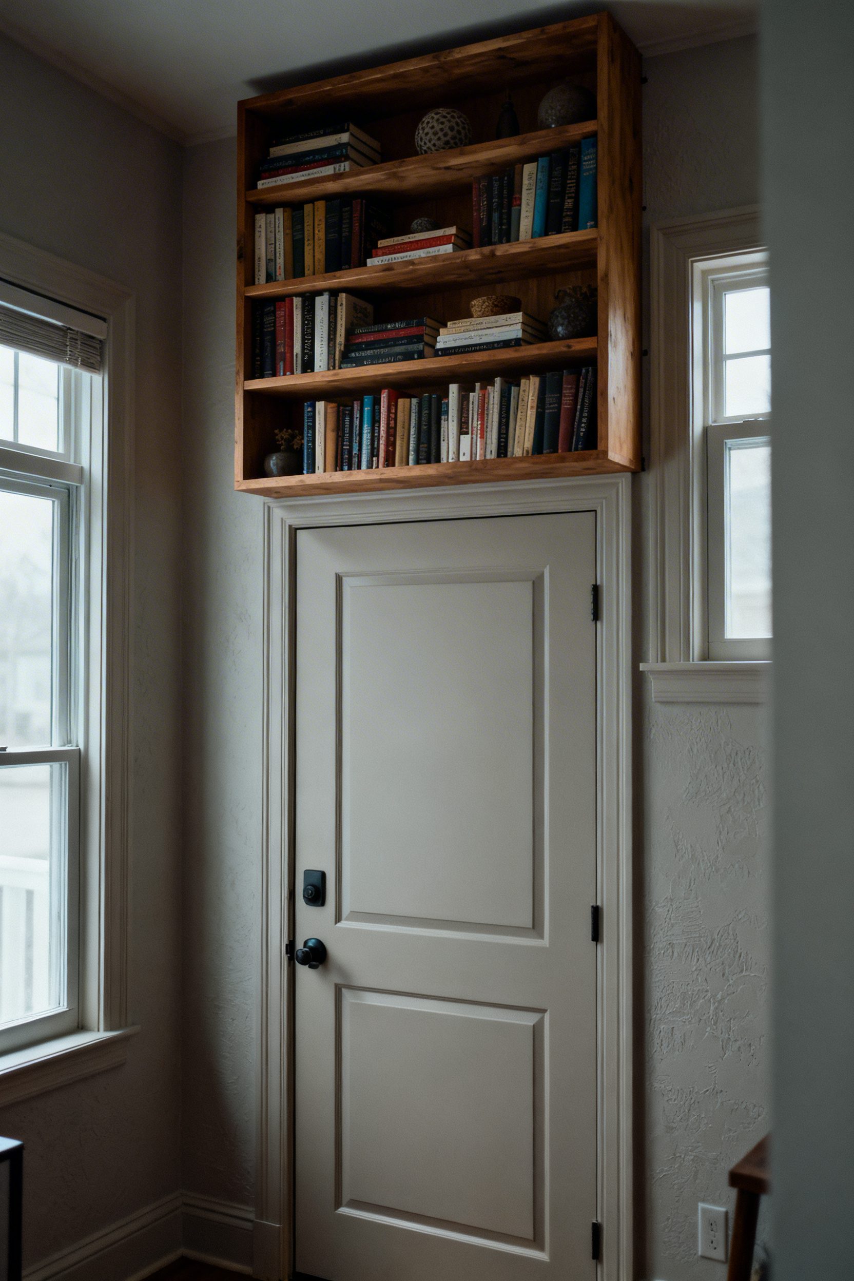 Bookshelf Over Door As Room Divider