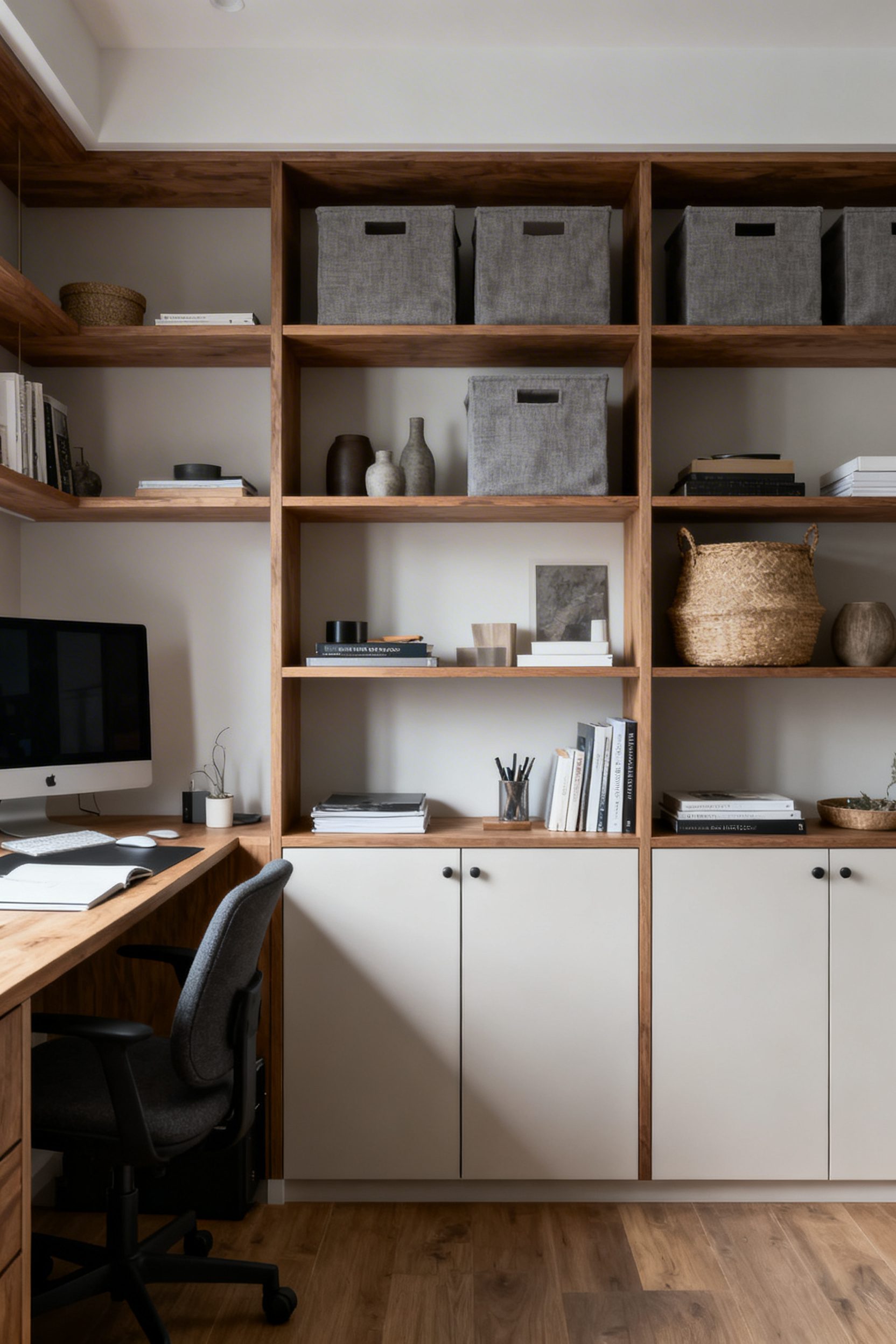 Built-In Shelving Wall Systems