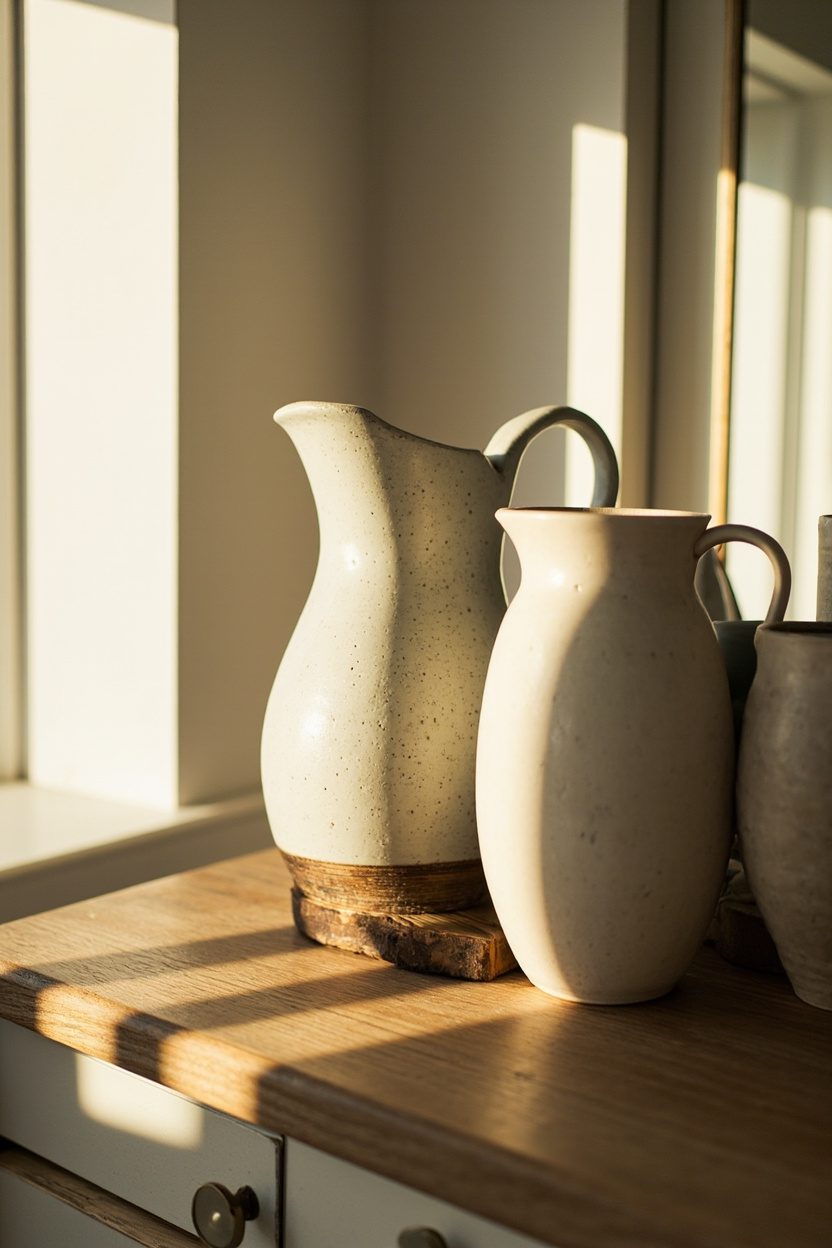 Ceramic Pitcher Grouping