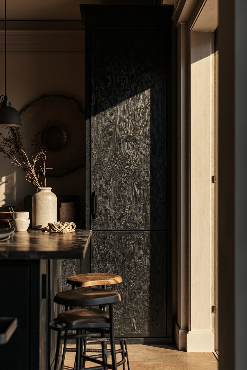 Charred Wood Accents